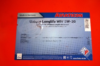 Масло моторное 50052761, Aviaticon Unique Longlife WIV 5W-30, 